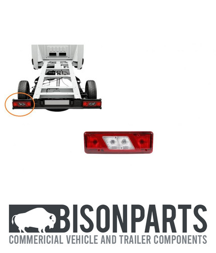 Rear tail light lamp - rear, lh
