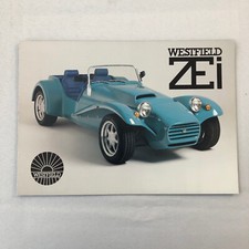 Westfield ZEi Kit Car Roadster Sales Brochure Catalog