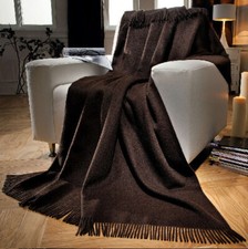 Steinbeck natural hair blanket "Tibet" 100% yak living and travel plaid