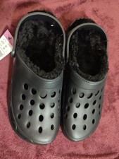 Mens Wide Fit Fleece Lined Clog Lightweight Waterproof Thermal Clogs by Chums