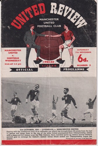 Football programme man - programme,