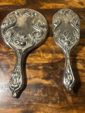 Vintage Mirror-Brush Set, 2