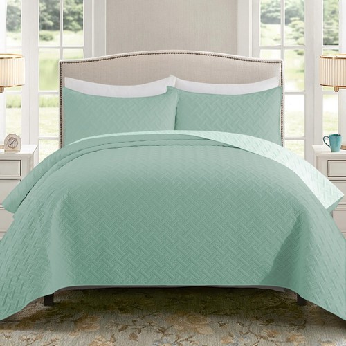 Pcs emboss bedspread quilted - 3,
