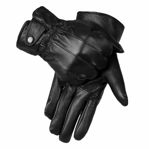 Mens real leather gloves - mens,