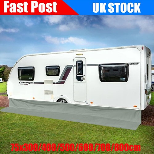 Caravan awning draught - awning, skirt