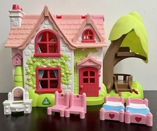 ELC Happyland Cherry Lane Cottage Play-set with Furniture No Figures/Characters