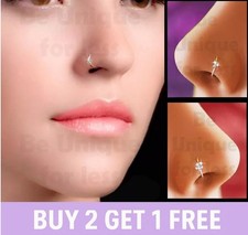 Fake Nose Ring Clip On Sparkly