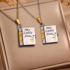 To my Beautiful Bonus Daughter Necklace with Bag Birthday Gifts Present For Her