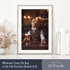 Smartly Dressed Dog at the Pub