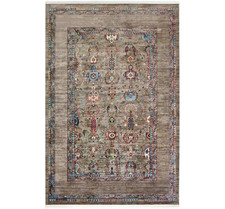 Antique Olive Vintage Traditional Rug Machine Washable Non slip Large Living