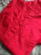 NEW Pair Of Red beaded  Embroidered Table Runners ?