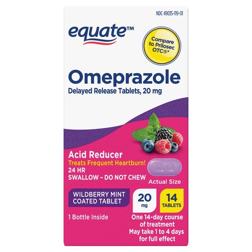 Equate omeprazole delayed - omeprazole,