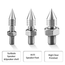 4pcs stainless steel - steel, speaker