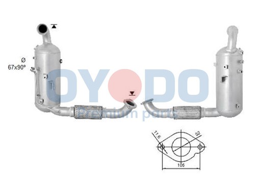 Soot particulate filter - soot/particulate,