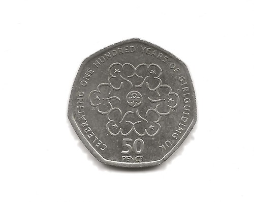 2010 girl guides - 50p, fifty