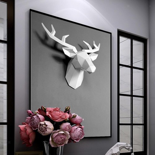 Deer head stag modern - deer,