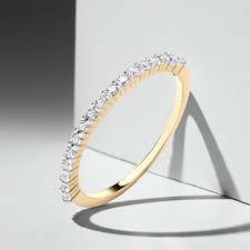 18ct gold eternity ring - 18ct,