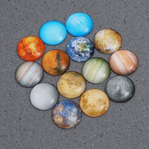 Pcs round glass dome mosaic - 14,