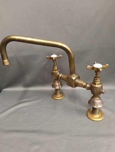 Aged patina brass kitchen - patina,