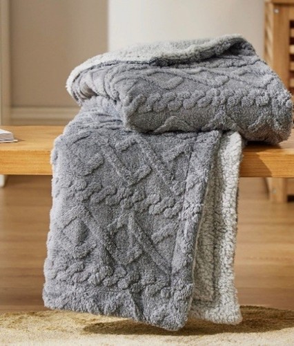Bedsure sherpa fleece throw - bedsure,