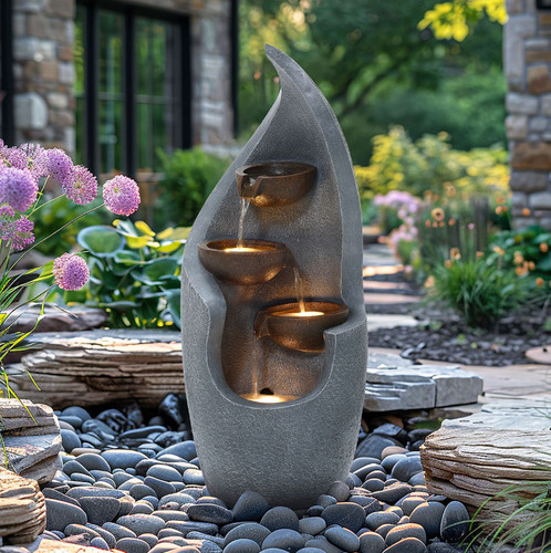 Tiber cascading water feature - tiber,