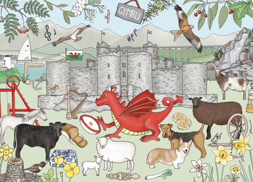 Wales wooden jigsaw puzzle - wales,