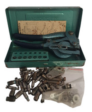 Roper Whitney No.5 Jr Hand Punch with Assorted Punches & Dies Metalworking