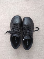 BGreater Nims Barefoot Black School Shoes for Kids Boys Girls - Size UK 3 EU 36