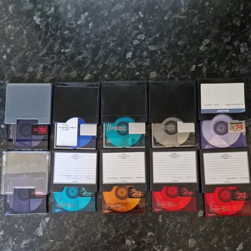 Sony 74min minidiscs 1 - &,