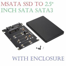 Mini PCI-E mSATA SSD to 2.5"