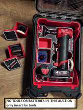 Milwaukee packout Insert  for M12 FDGAFUEL DIE Angle Grinder + boxes