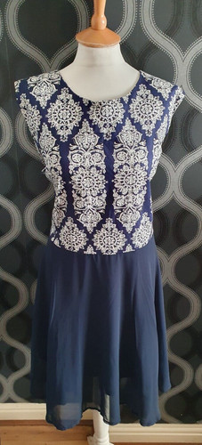 Samya navy ivory summer - ivory,