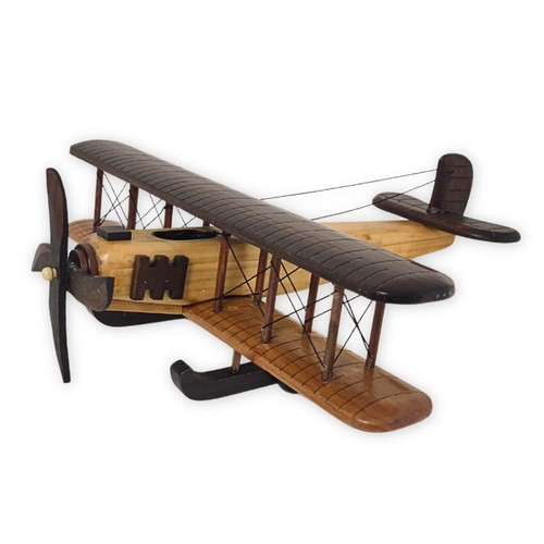 Model aeroplane wooden display - aeroplane,
