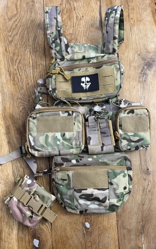 Airsoft camo tactical chest