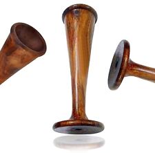 Wooden Pinard Stethoscope, Beech Wood, For Midwives, Ear Trumpet (Dark)
