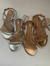Tu Ladies Crystal Sandals Size UK 3 - 8