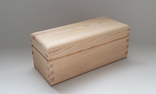 Small wooden storage box with - storage,