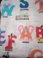 vintage alpha critters letter