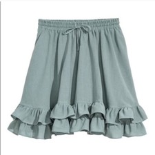 NEW H&M Sage Green Ruffle