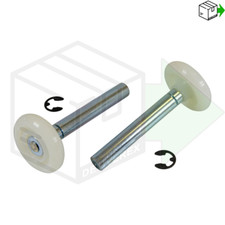NEW HENDERSON RETRACTABLE ROLLERS Spindles Garage Door Repair Kit Spares Parts