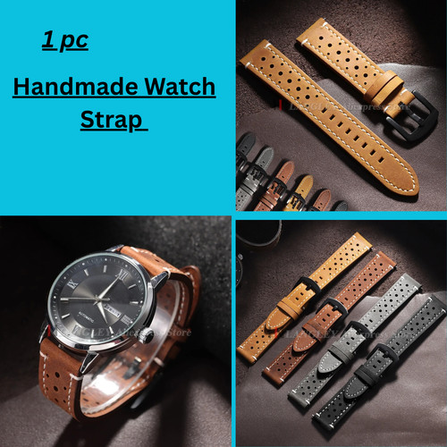 Mens watch strap handmade - mens,