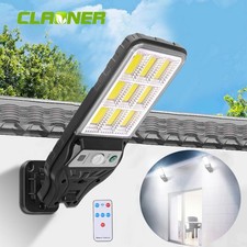 6000W LED Solar Wall Flood Lights PIR Motion Sensor Outdoor Garden Security Lamp