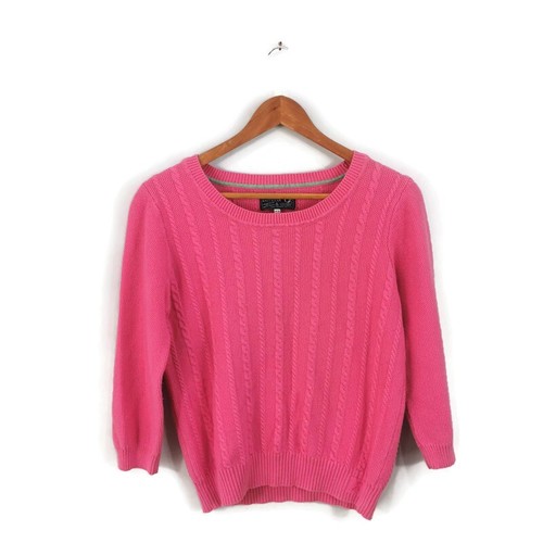 Joules pink cotton - cotton, cable