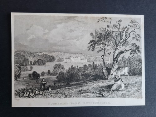Antique 1836 print normanton - antique,