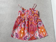 Monsoon Size S MULTICOLOUR  cotton Strapless Top BNWT