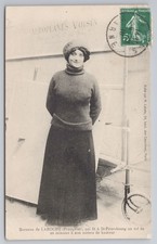 Aviation Pioneer Raymonde de Laroche Voisin Biplane St Petersburg c1910 France