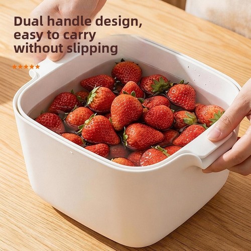 Drain basket with two - with,
