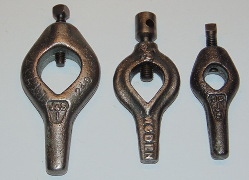 Vintage lathe dogs - x,