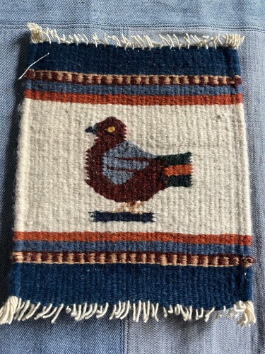 Oaxaca wall hanging rug bird - wall,