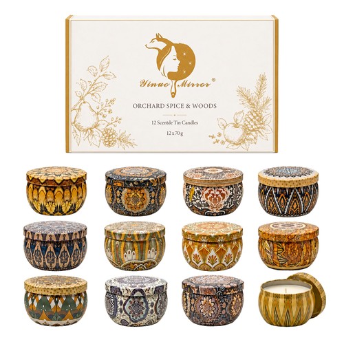 Scented candle gift - gift, set